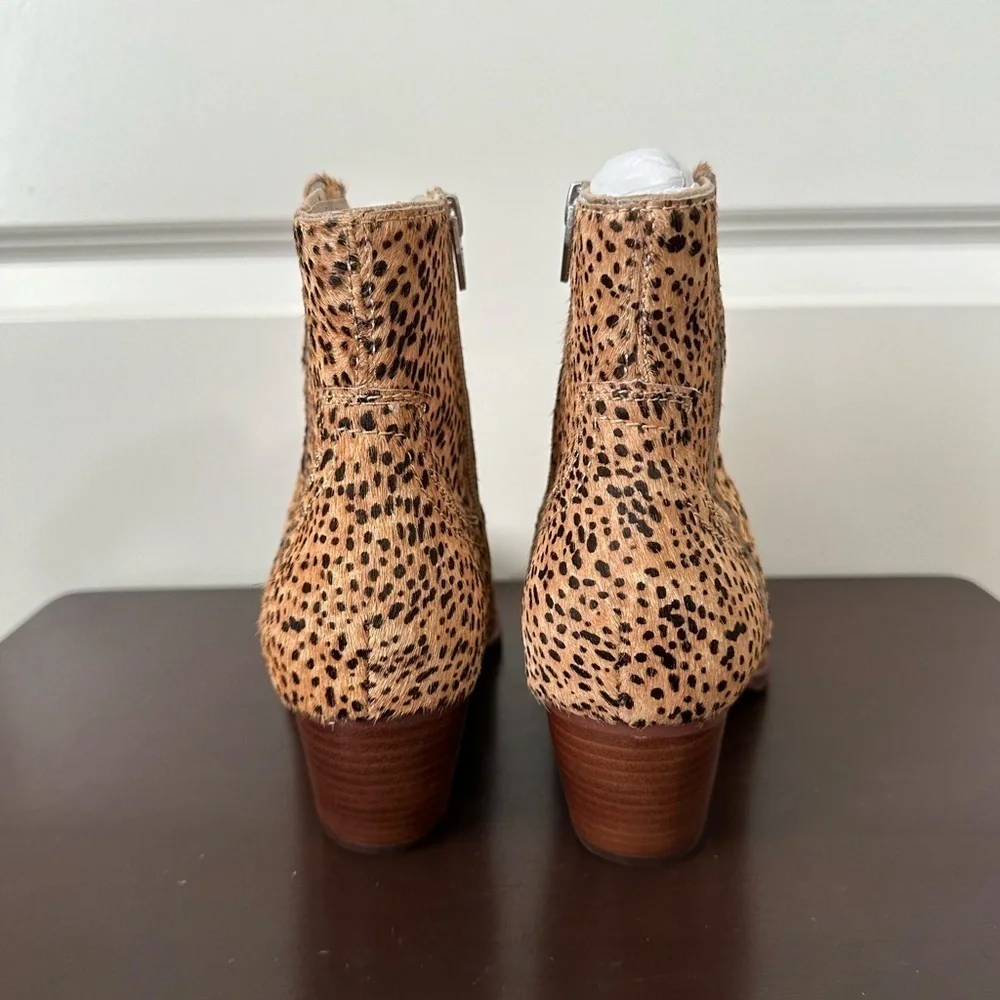 Dolce Vita Silma Bootie Leopard Calf Hair Size 9